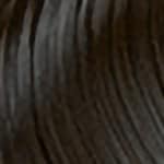 Close-up image of dark brown hair with visible strands and natural texture.