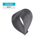 A swatch of permanent hair color in 8.11 - Light Matt Blonde grey shade.
