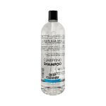 A clear plastic bottle of Clarifying Shampoo 32 oz by Hair Bar NYC, featuring a black cap and printed label, contains 946 ml of product.