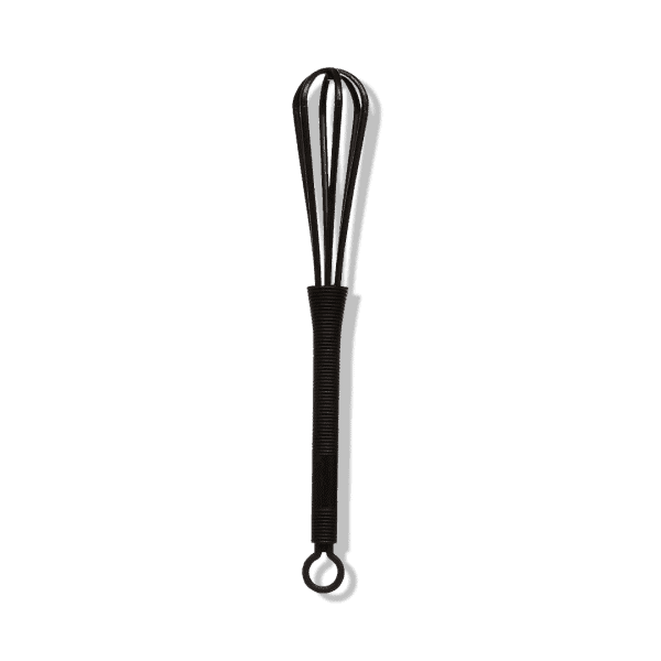A Color Dye Mixer with a black wire whisk and looped handle, shown on a plain background.