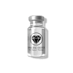An upright clear vial labeled "Diamond Botox Hair Repair Treatment (Ampule)" with a diamond logo on the front, displayed against a plain background.