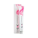 A tube of Honey Belle hair permanent color cream is displayed in front of its matching box, both showcasing white and pink design accents.