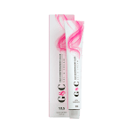 A tube of Honey Belle hair permanent color cream is displayed in front of its matching box, both showcasing white and pink design accents.