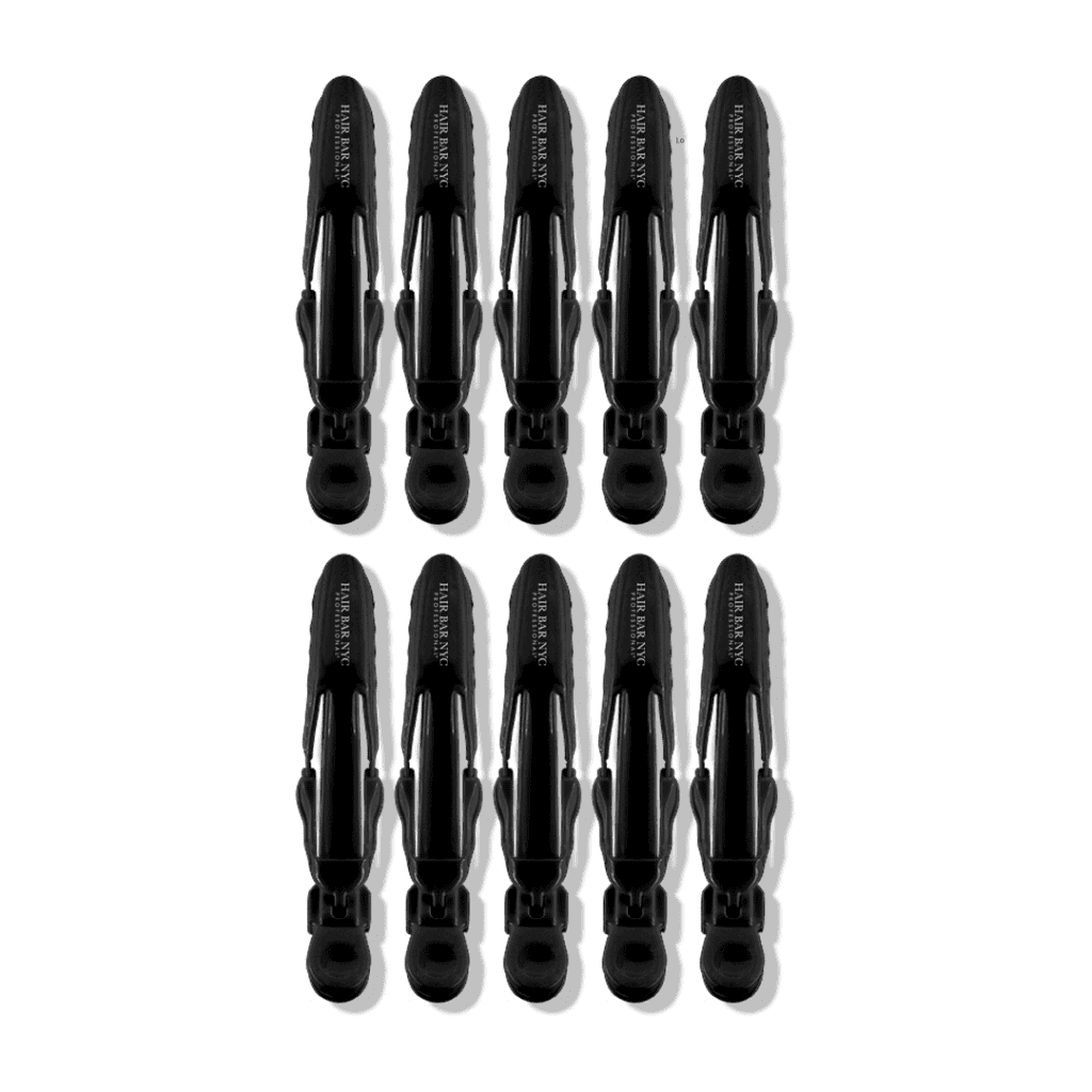 Ten identical Professional Hair Clips are arranged in two rows of five against a transparent background.