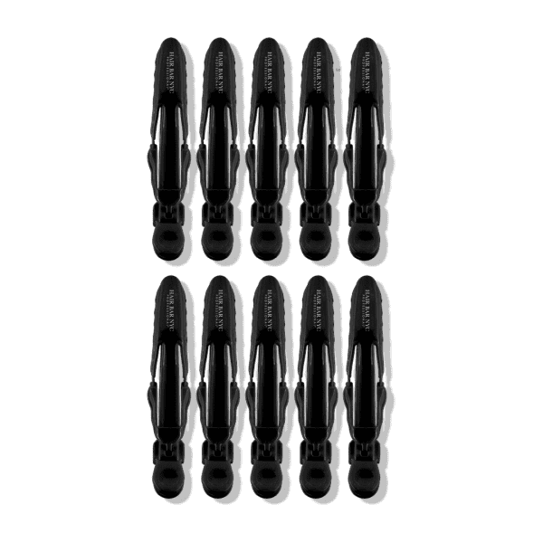 Ten identical Professional Hair Clips are arranged in two rows of five against a transparent background.