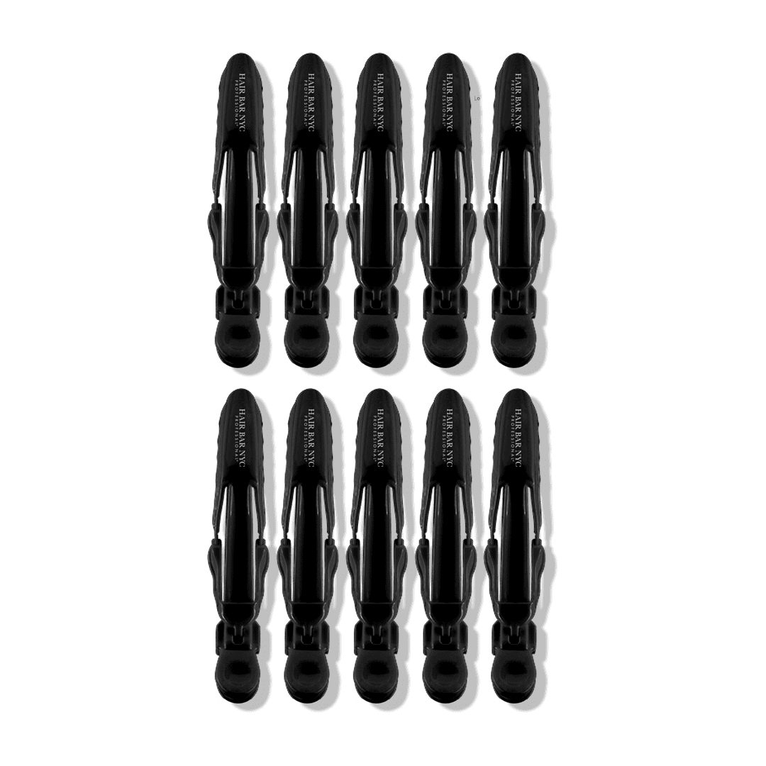 Ten identical Professional Hair Clips are arranged in two rows of five against a transparent background.