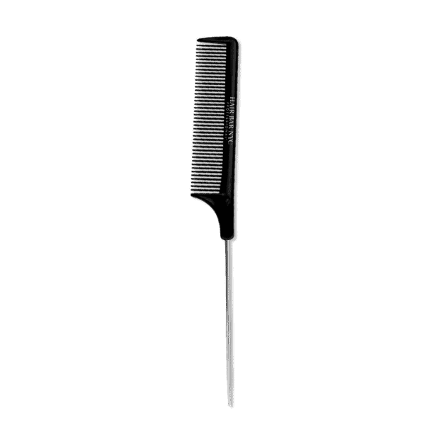 The 3x Professional Steel Pin Tail Combs feature fine teeth and a pointed metal handle, perfect for sectioning and styling hair.