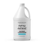 A large white gallon bottle labeled "Backbar Shampoo Gallon" from Hair Bar NYC Professional, sulfate-free formula, 1 US gallon (3785 ml).