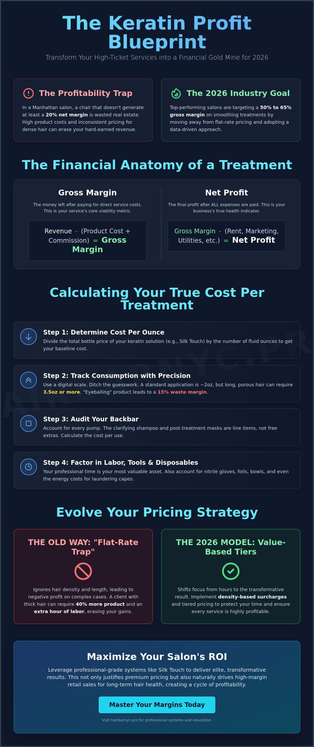 Master the Math: Calculating Profit Margin on Keratin Treatments in 2026