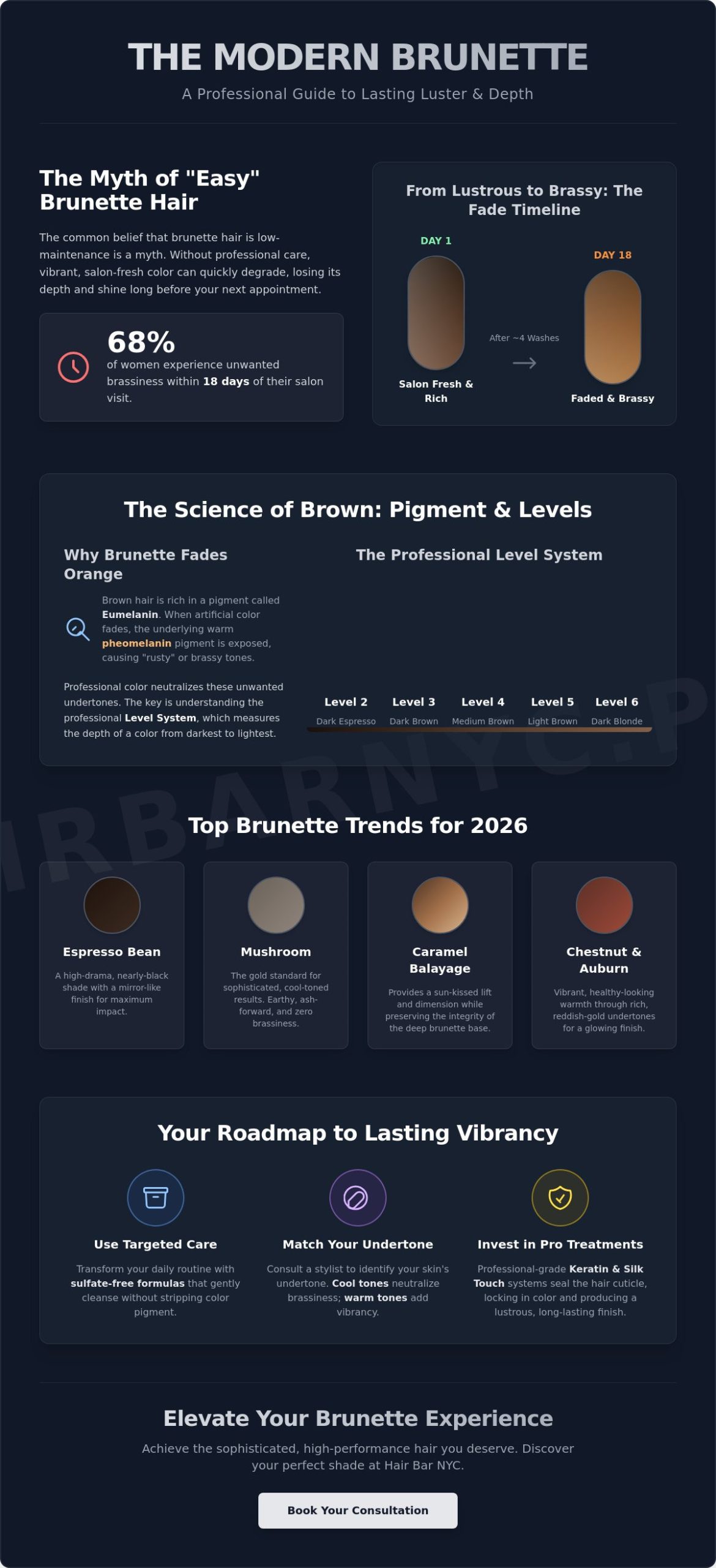 The Brunette Spectrum: A Professional Guide to Brown Hair Trends & Care