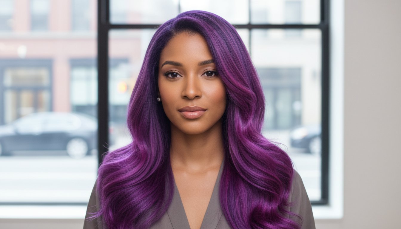 The Stylist’s Guide to Vibrant Purple Hair Dye: Achievement and Maintenance