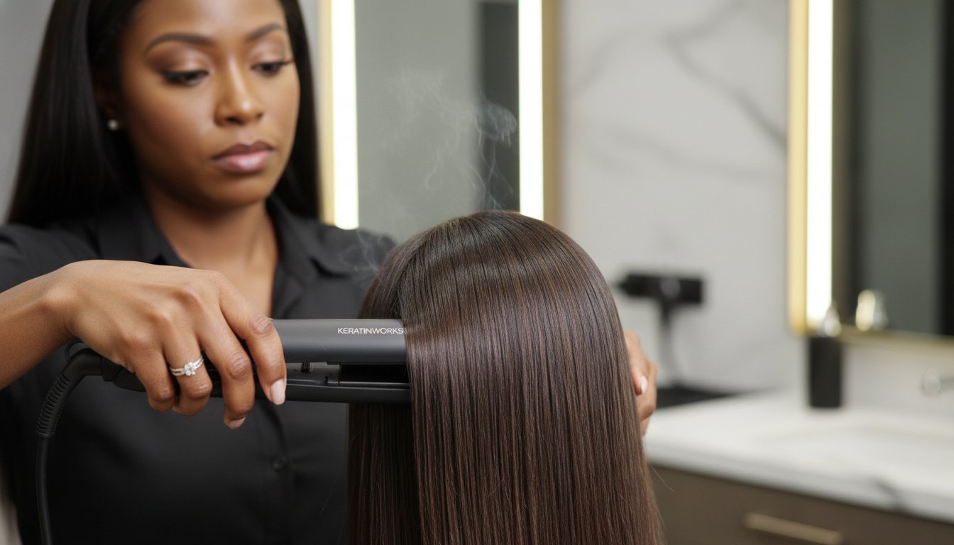 Optimal Flat Iron Temperature for Silk Touch Keratin: The Professional Guide