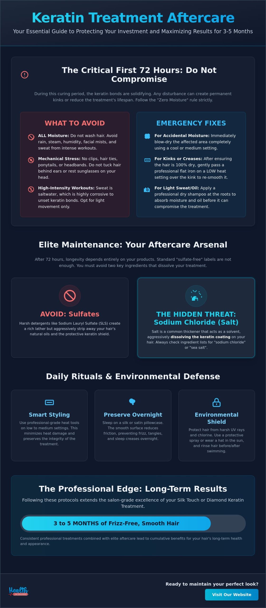 The Elite Keratin Treatment Aftercare Guide: Professional Instructions for Clients