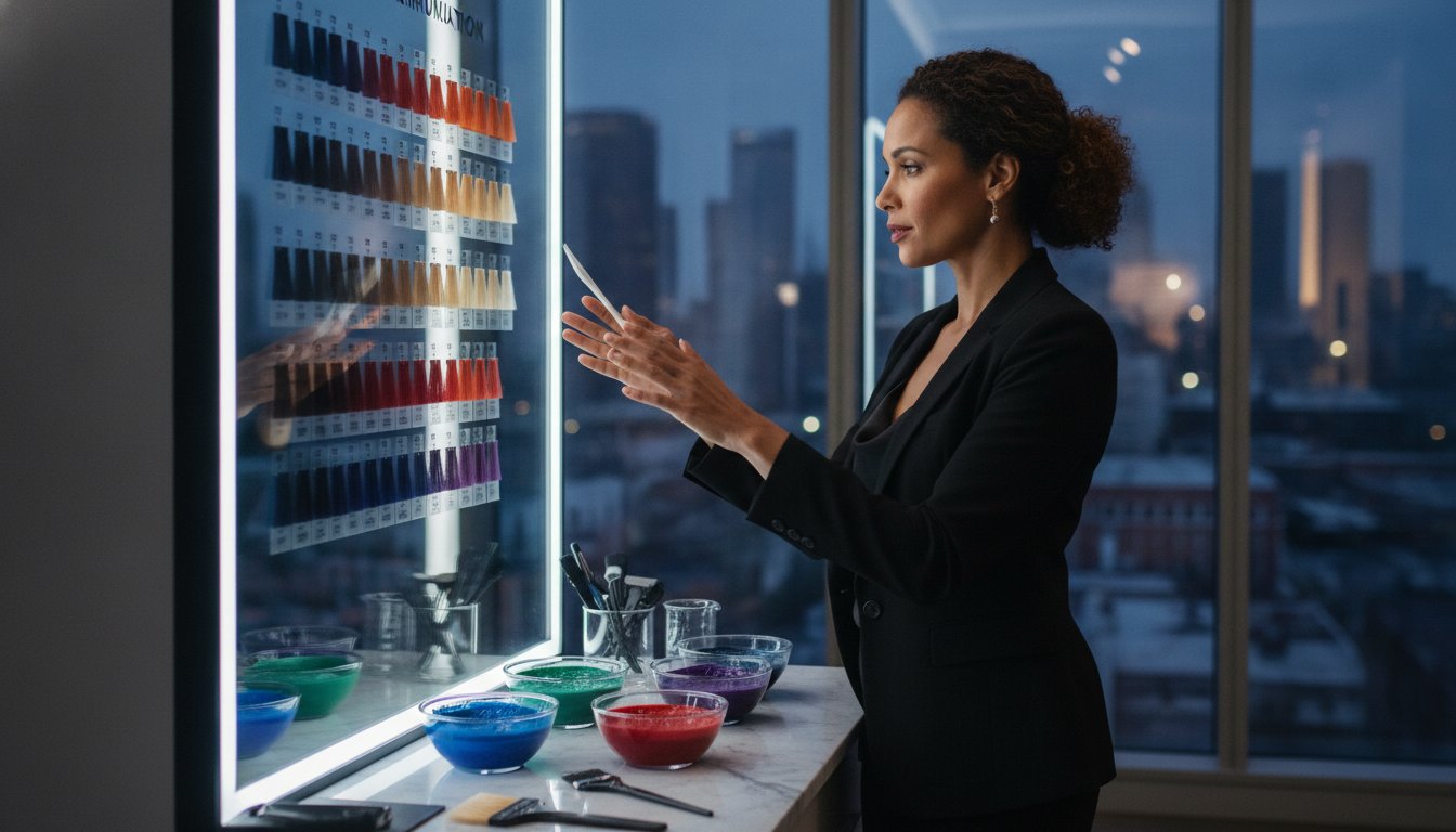 The Professional Hair Color Formulation Chart: A Stylist’s Guide to Precision Results